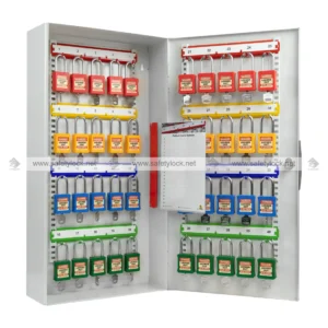 heavy duty steel padlock cabinet grey colour