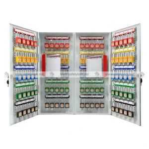 large size wall mounted heavy duty steel padlock cabinet