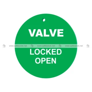 acrylic valve id tag for valve status