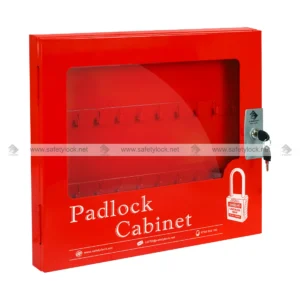 lockout padlock cabinet clear fascia 30 hooks