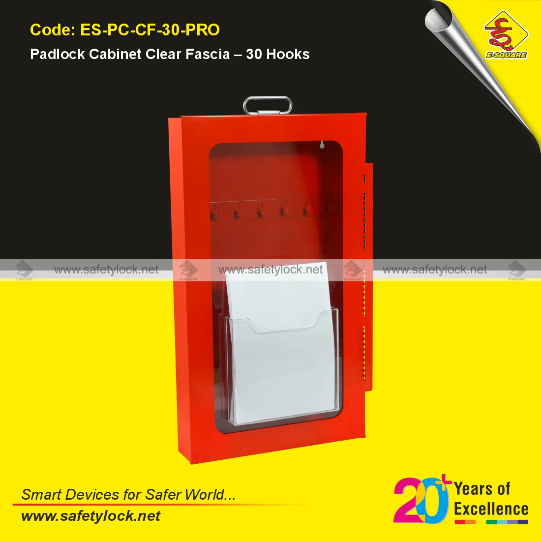 padlock cabinet clear fascia manufacturer