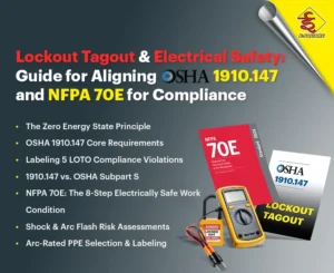 Lockout Tagout & Electrical Safety: Guide to OSHA 1910.147 and NFPA 70E Compliance